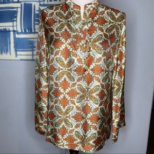 Talbots Silk Tunic Size 10